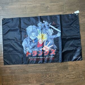 Dragon ball z trunks Black Anime Flag